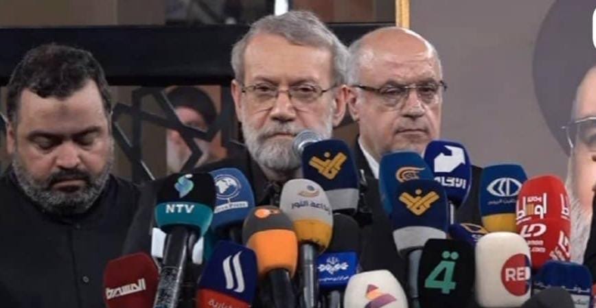 لاريجاني يزور ضريح الشهيد نصر الله ويؤكد: رجل عظيم ومؤسس قوة حزب الله
